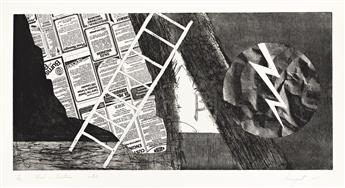 JAMES ROSENQUIST Group of 8 aquatints with etching.